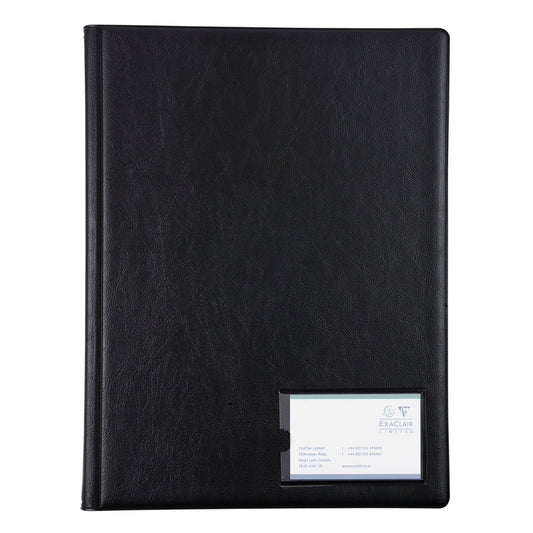 Guildhall A4 Display Book 12 Pocket Black - CDB12Z - NWT FM SOLUTIONS - YOUR CATERING WHOLESALER