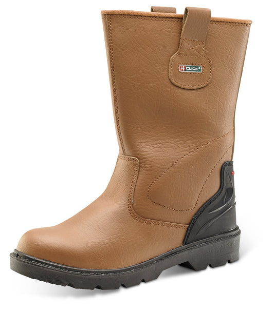 Beeswift Footwear Tan Size 13 Rigger Boots - NWT FM SOLUTIONS - YOUR CATERING WHOLESALER