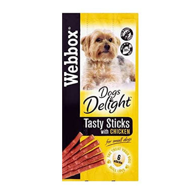 Webbox Small Dogs Delight Tasty Sticks Chicken 6 Pack - NWT FM SOLUTIONS - YOUR CATERING WHOLESALER