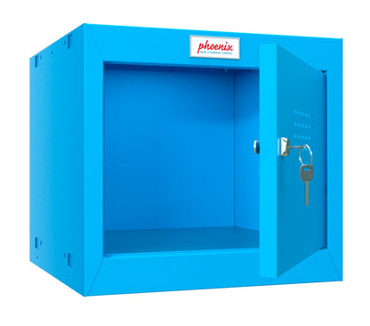 Phoenix CL Series Size 1 Cube Locker in Blue with Key Lock CL0344BBK