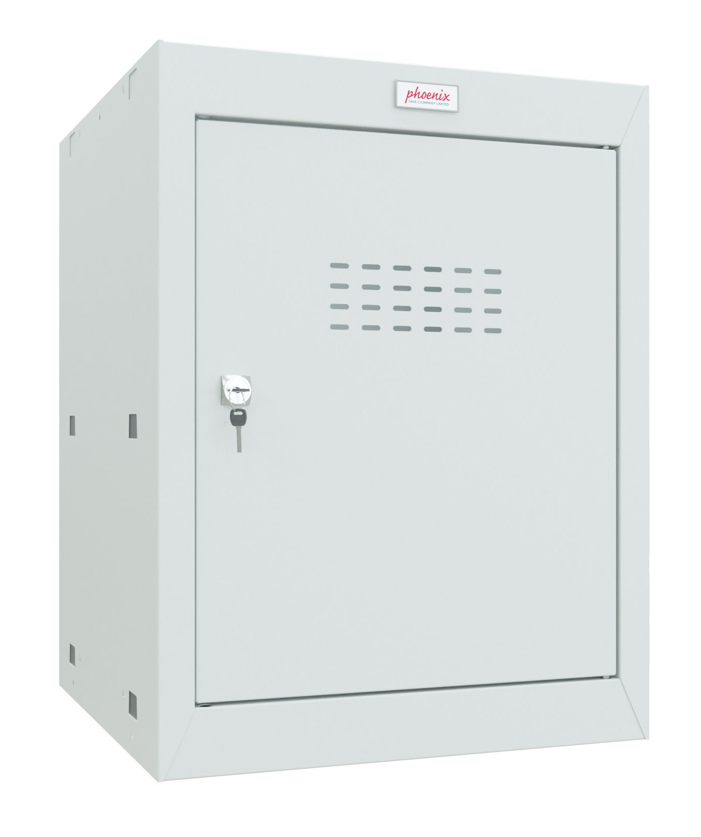 Phoenix CL Series Size 2 Cube Locker in Light Grey with Key Lock CL0544GGK - NWT FM SOLUTIONS - YOUR CATERING WHOLESALER