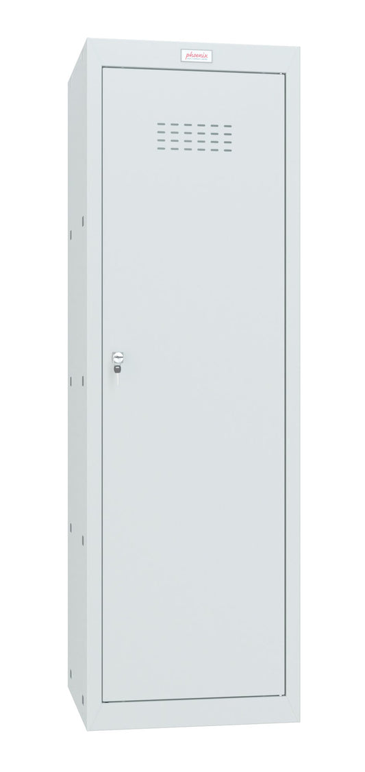 Phoenix CL Series Size 4 Cube Locker in Light Grey with Key Lock CL1244GGK - NWT FM SOLUTIONS - YOUR CATERING WHOLESALER