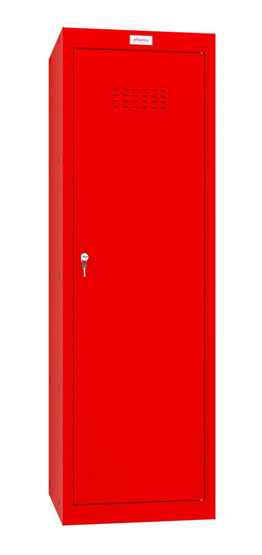 Phoenix CL Series Size 4 Cube Locker in Red with Key Lock CL1244RRK - NWT FM SOLUTIONS - YOUR CATERING WHOLESALER