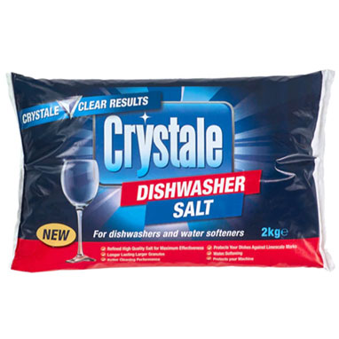 Crystale Dishwasher Salt 2kg - NWT FM SOLUTIONS - YOUR CATERING WHOLESALER