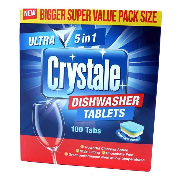 Crystale Dishwasher Tablets 100's