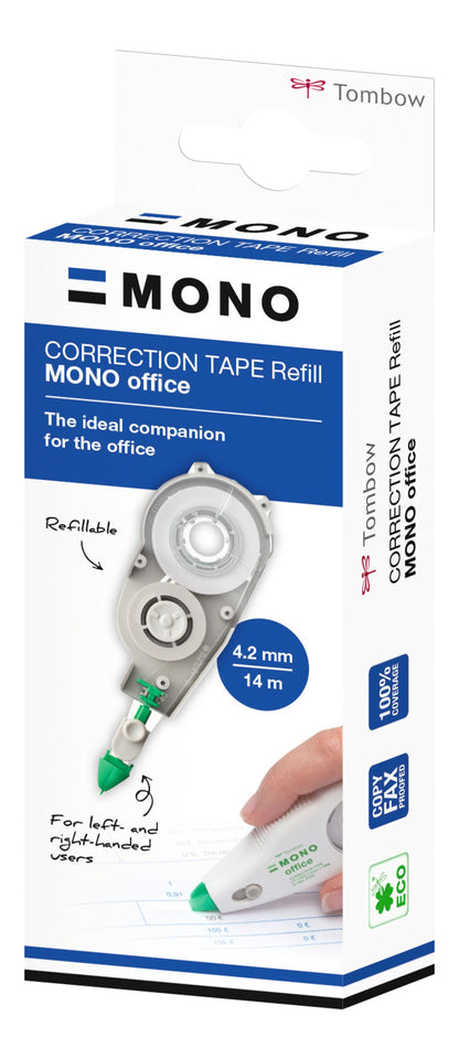 Tombow MONO Office CRE4 Correction Tape Roller Refill for CXE4 4.2mmx14m White - CT-CRE4