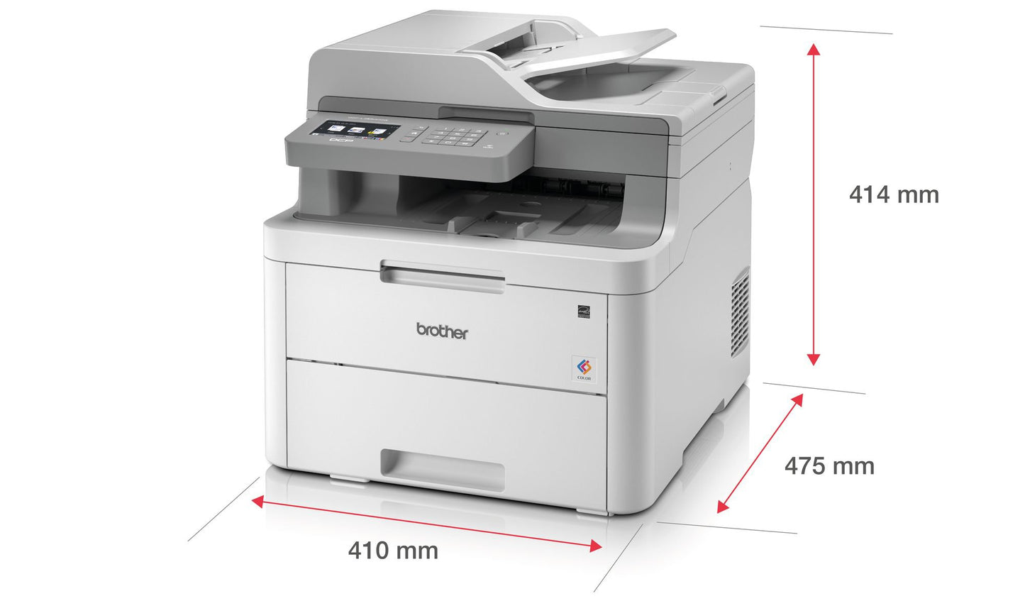 Brother DCPL3550CDW A4 Colour Laser 3in1 Printer