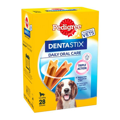 Pedigree DentaStix Daily Dental Chews Medium Dog 28 Sticks - NWT FM SOLUTIONS - YOUR CATERING WHOLESALER