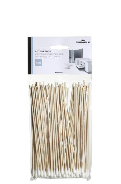 Durable Cotton Cleaning Buds Extra Long (Pack 100) 578902 - NWT FM SOLUTIONS - YOUR CATERING WHOLESALER