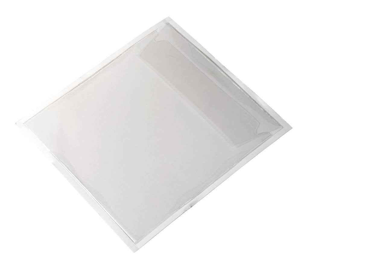 PocketFix CD/DVD Pocket Self Adhesive Clear (Pack 100) 828019 - NWT FM SOLUTIONS - YOUR CATERING WHOLESALER