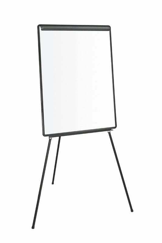 Bi-Office Economic Tripod Flipchart Easel Non Magnetic 600x850mm Black - EA4600475 - NWT FM SOLUTIONS - YOUR CATERING WHOLESALER