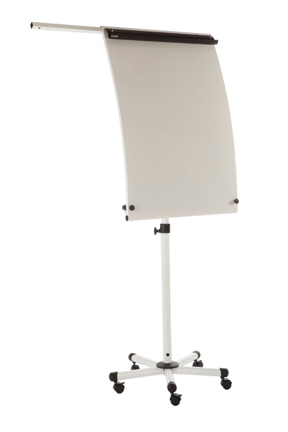 Bi-Office Roll Up Mobile Flipchart Easel 700x950mm Silver - EA4822016