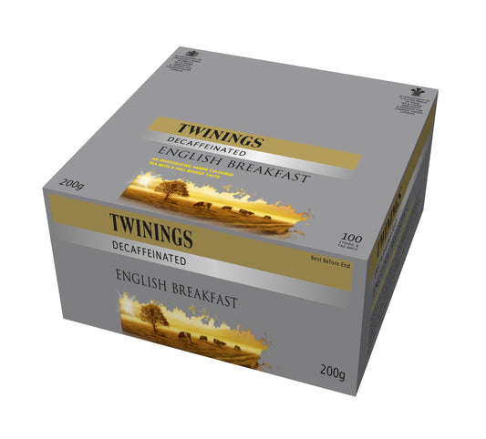Twinings English Breakfast Decaf 100's - NWT FM SOLUTIONS - YOUR CATERING WHOLESALER