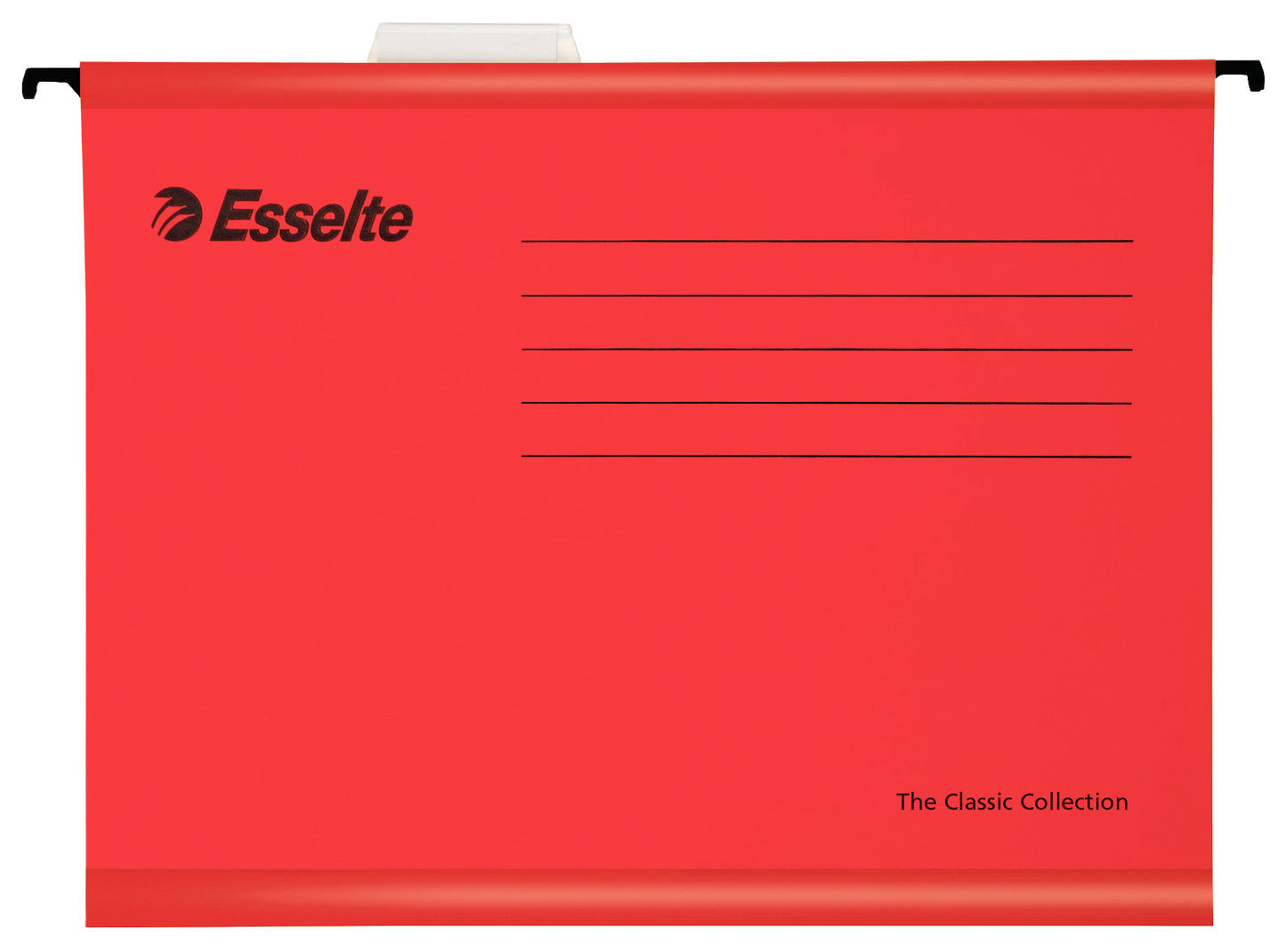 Esselte Classic Foolscap Suspension File Board 15mm V Base Red (Pack 25) 90336