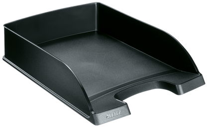 Leitz Plus Letter Tray Standard A4 Portrait Black 52270095 - NWT FM SOLUTIONS - YOUR CATERING WHOLESALER