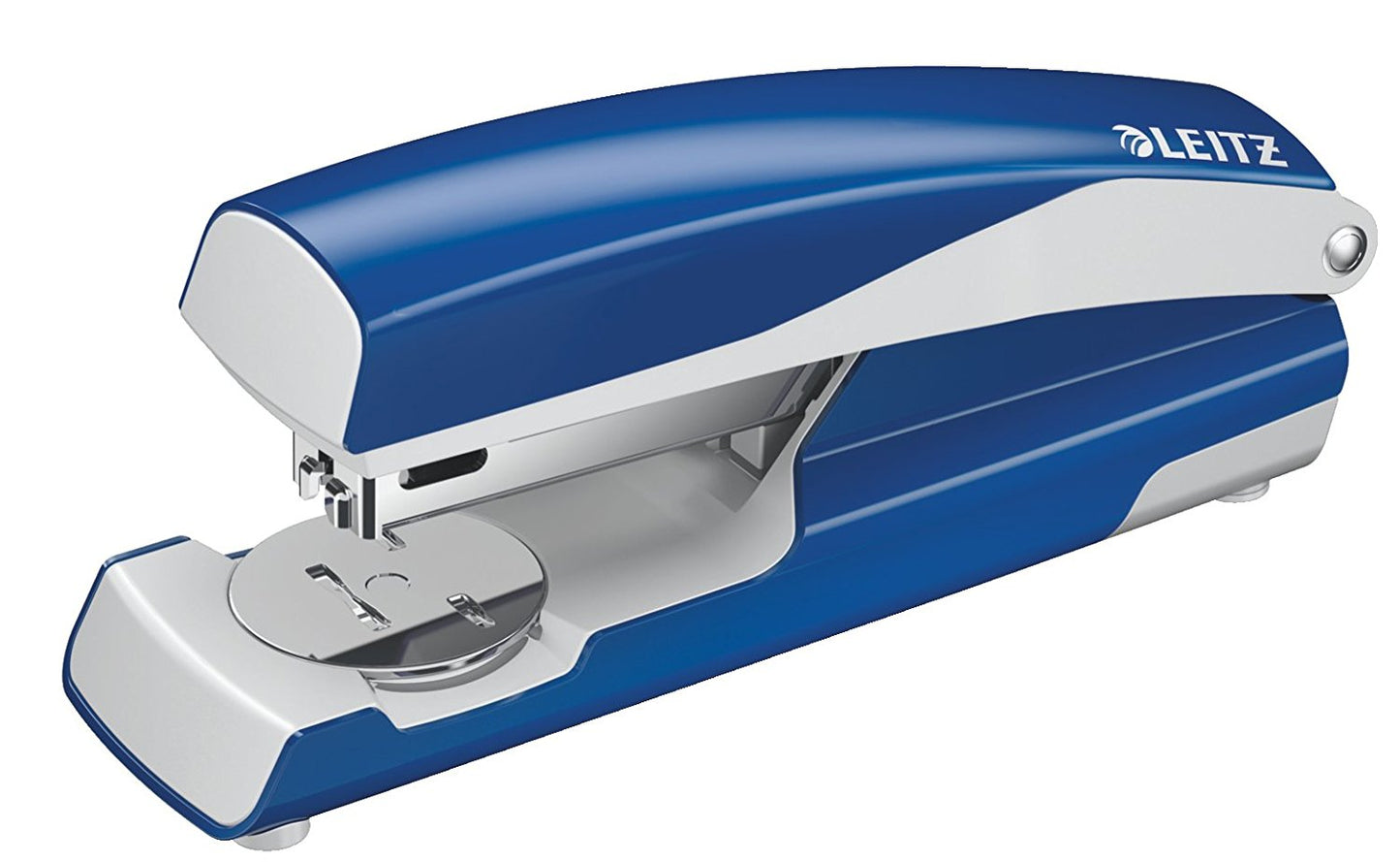 Leitz 5502 NeXXt Half Strip Stapler Metal 30 Sheet Blue 55020035 - NWT FM SOLUTIONS - YOUR CATERING WHOLESALER