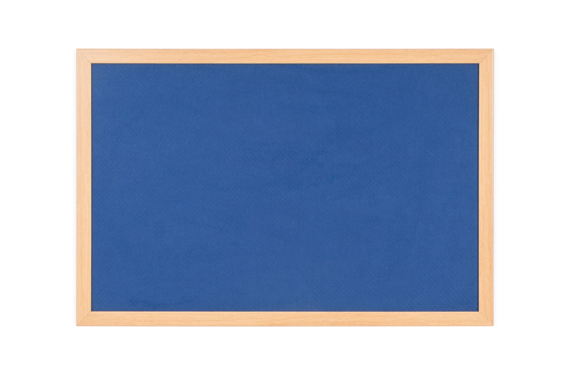 Bi-Office Earth-It Blue Felt Noticeboard Oak Wood Frame 600x900mm - FB0743233 - NWT FM SOLUTIONS - YOUR CATERING WHOLESALER