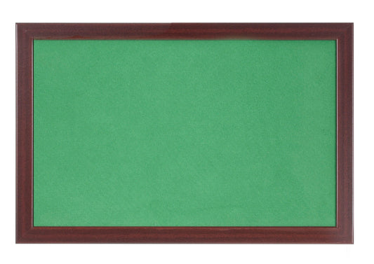 Bi-Office Earth-It Green Felt Noticeboard Cherry Wood Frame 600x900mm - FB0744653 - NWT FM SOLUTIONS - YOUR CATERING WHOLESALER