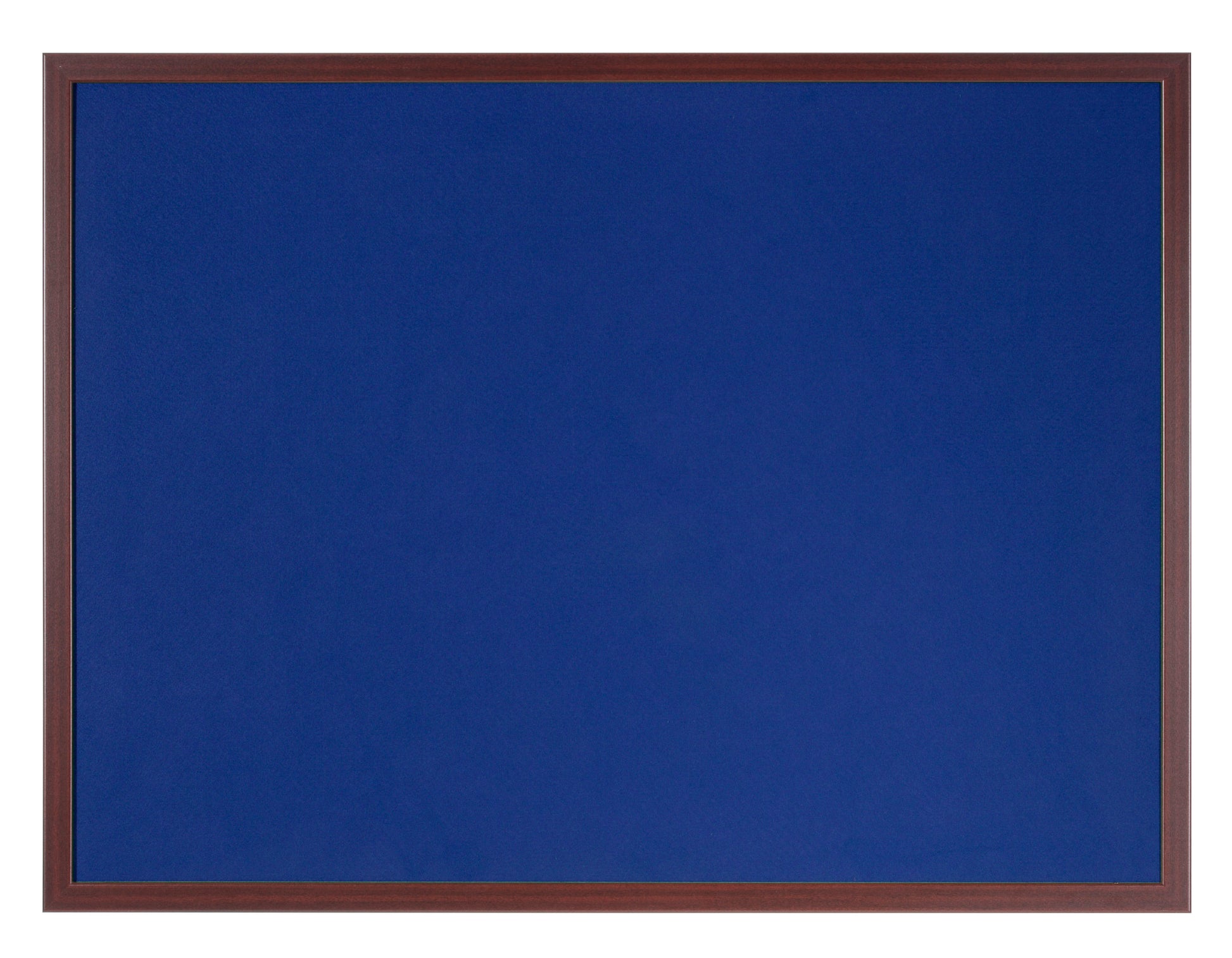 Bi-Office Earth-It Blue Felt Noticeboard Cherry Wood Frame 1200x900mm - FB1443653 - NWT FM SOLUTIONS - YOUR CATERING WHOLESALER