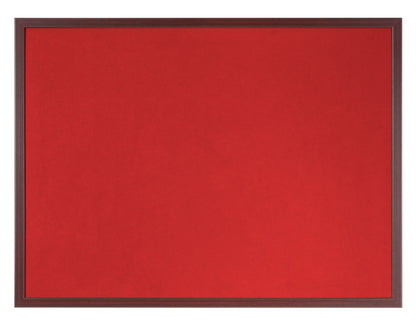 Bi-Office Earth-It Red Felt Noticeboard Cherry Wood Frame 1800x1200mm - FB8546653 - NWT FM SOLUTIONS - YOUR CATERING WHOLESALER