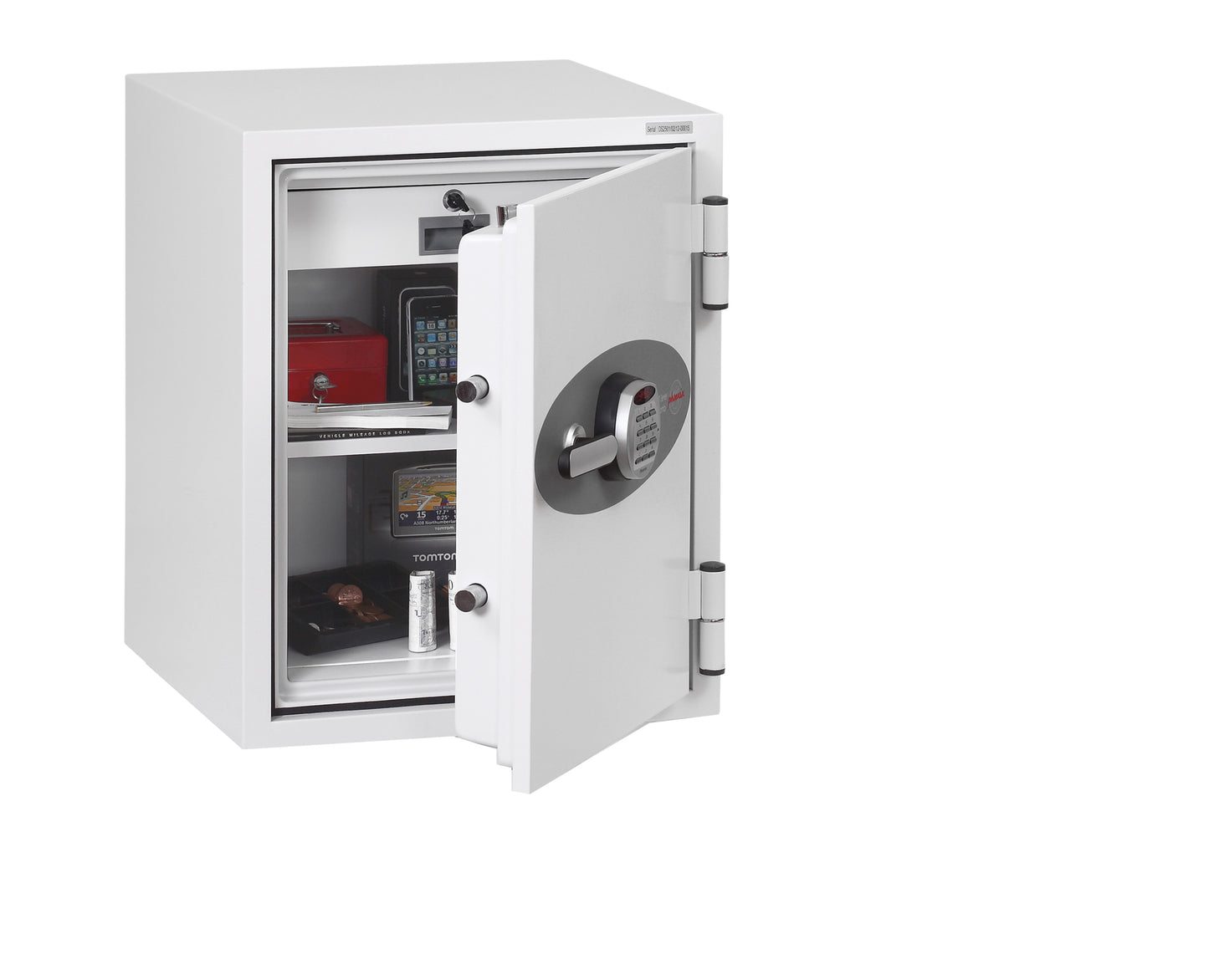 Phoenix Fire Fighter Size 1 Fire Safe Electronic Lock White FS0441E