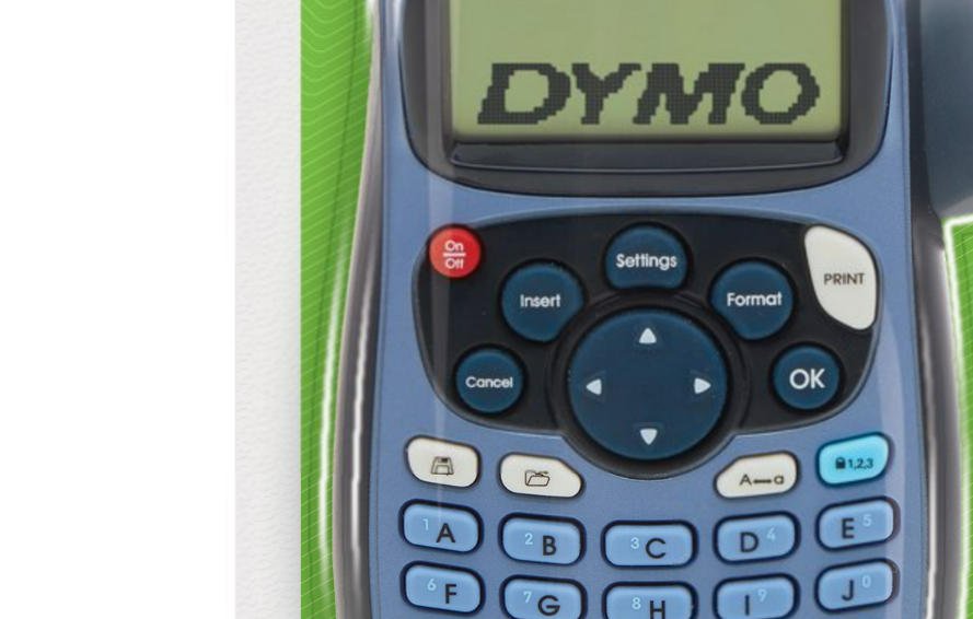 DYMO LetraTag LT-100H Handheld Label Maker Blue 2174576