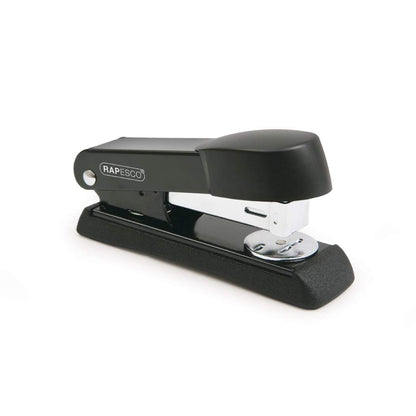 Rapesco Minno Half Strip Stapler Metal 20 Sheet Black - A52600B3 - NWT FM SOLUTIONS - YOUR CATERING WHOLESALER