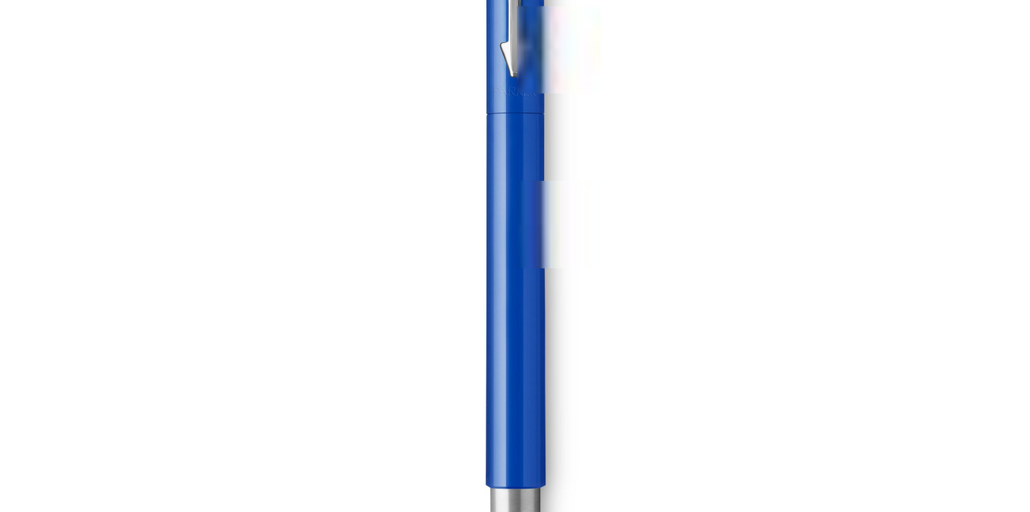 Parker Vector Fountain Pen Blue/Stainless Steel Barrel Blue Ink - S0881011