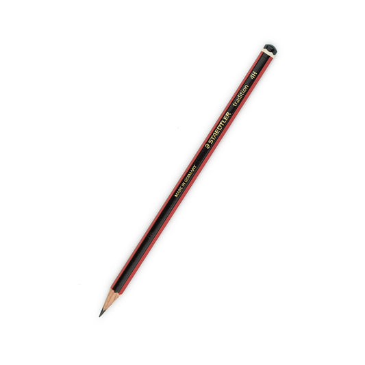 Staedtler 110 Tradition 4H Pencil Red/Black Barrel (Pack 12) - 110-4H - NWT FM SOLUTIONS - YOUR CATERING WHOLESALER