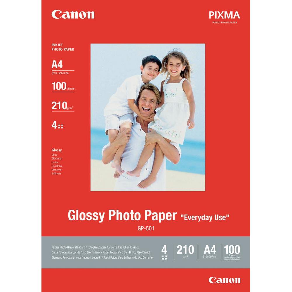 Canon GP-501 A4 Glossy Photo Paper 100 Sheets - 0775B001 - NWT FM SOLUTIONS - YOUR CATERING WHOLESALER