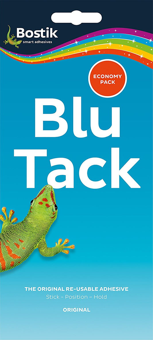 Bostik Blu Tack Economy Pack Blue 110g (Pack 12) - 30590110 - NWT FM SOLUTIONS - YOUR CATERING WHOLESALER