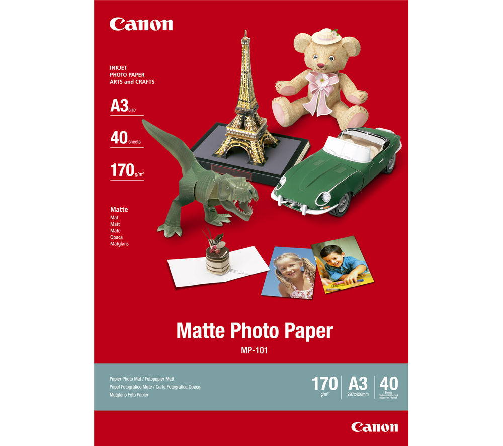 Canon MP-101 A3 Photo Paper 40 Sheets - 7981A008 - NWT FM SOLUTIONS - YOUR CATERING WHOLESALER