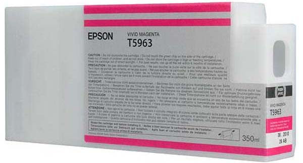 Epson T5963 Vivid Magenta Ink Cartridge 350ml - C13T596300 - NWT FM SOLUTIONS - YOUR CATERING WHOLESALER