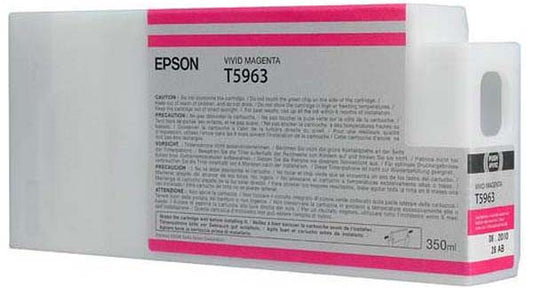 Epson T5963 Vivid Magenta Ink Cartridge 350ml - C13T596300 - NWT FM SOLUTIONS - YOUR CATERING WHOLESALER