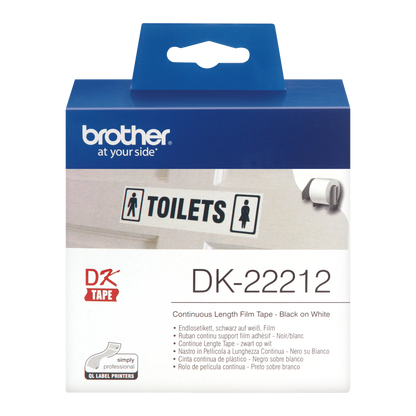 Brother White Film Roll 62mm x 15m - DK22212 - NWT FM SOLUTIONS - YOUR CATERING WHOLESALER