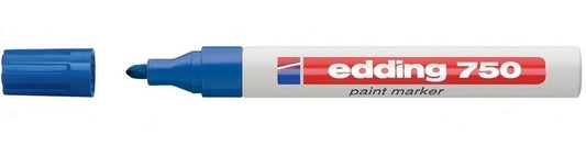 edding 750 Paint Marker Bullet Tip 2-4mm Line Blue (Pack 10) - 4-750003 - NWT FM SOLUTIONS - YOUR CATERING WHOLESALER