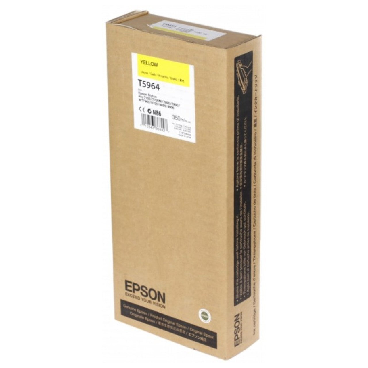 Epson T5964 Yellow Ink Cartridge 350ml - C13T596400 - NWT FM SOLUTIONS - YOUR CATERING WHOLESALER