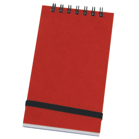 Silvine 76x127mm Wirebound Pressboard Cover Notebook 192 Pages Red (Pack 12) - 194 - NWT FM SOLUTIONS - YOUR CATERING WHOLESALER