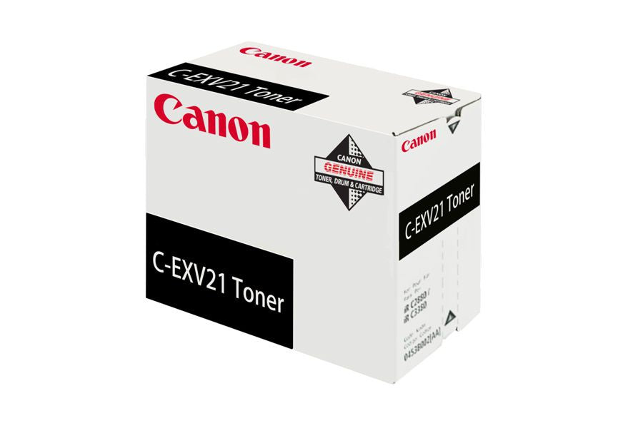 Canon EXV21 Black Standard Capacity Toner Cartridge 26k pages - 0452B002 - NWT FM SOLUTIONS - YOUR CATERING WHOLESALER