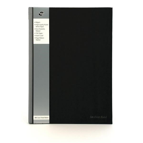 Pukka Pads A4 Casebound Hard Cover Notebook Ruled 192 Pages Silver/Black (Pack 5) - SBRULA4 - NWT FM SOLUTIONS - YOUR CATERING WHOLESALER