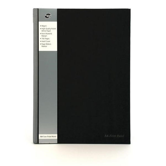 Pukka Pads A4 Casebound Hard Cover Notebook Ruled 192 Pages Silver/Black (Pack 5) - SBRULA4 - NWT FM SOLUTIONS - YOUR CATERING WHOLESALER