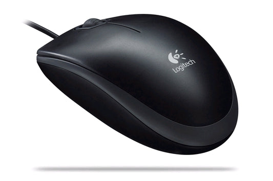 Logitech B100 Optical USB Mouse Black - NWT FM SOLUTIONS - YOUR CATERING WHOLESALER