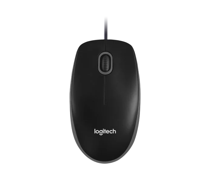 Logitech B100 Optical USB Mouse Black