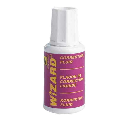 ValueX Correction Fluid Bottle 20ml White (Pack 10) - 760407 - NWT FM SOLUTIONS - YOUR CATERING WHOLESALER