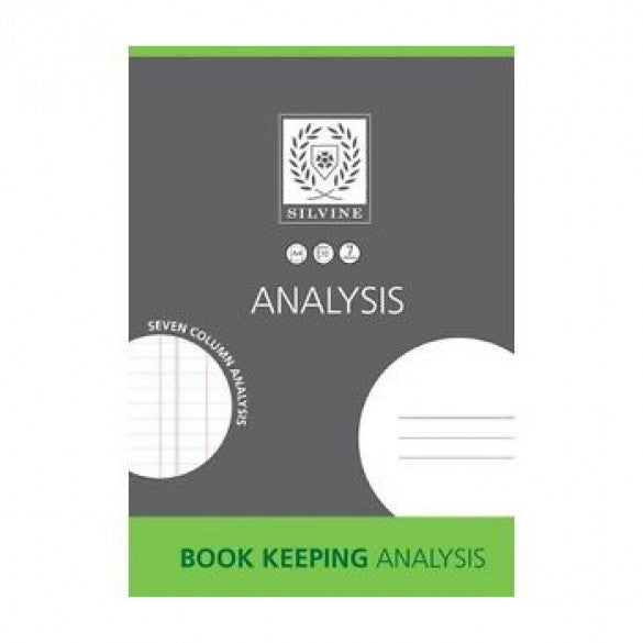 Silvine A4 Book Keeping Analysis Pad 7 Cash Columns 32 Pages (Pack 6) - SJA4A - NWT FM SOLUTIONS - YOUR CATERING WHOLESALER