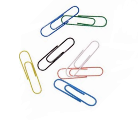 ValueX Paperclip Large Plain 33mm Assorted Colours (Pack 100) - 30601 - NWT FM SOLUTIONS - YOUR CATERING WHOLESALER