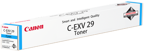 Canon EXV29C Cyan Standard Capacity Toner Cartridge 27k pages - 2794B002 - NWT FM SOLUTIONS - YOUR CATERING WHOLESALER