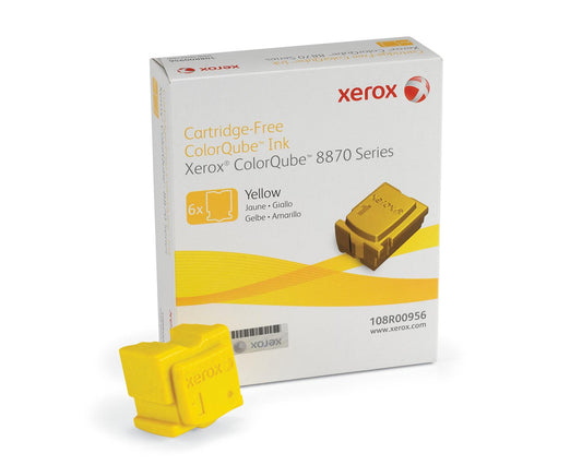Xerox Yellow Standard Capacity Solid Ink 17.3k pages for 8570 8870 - 108R00956 - NWT FM SOLUTIONS - YOUR CATERING WHOLESALER