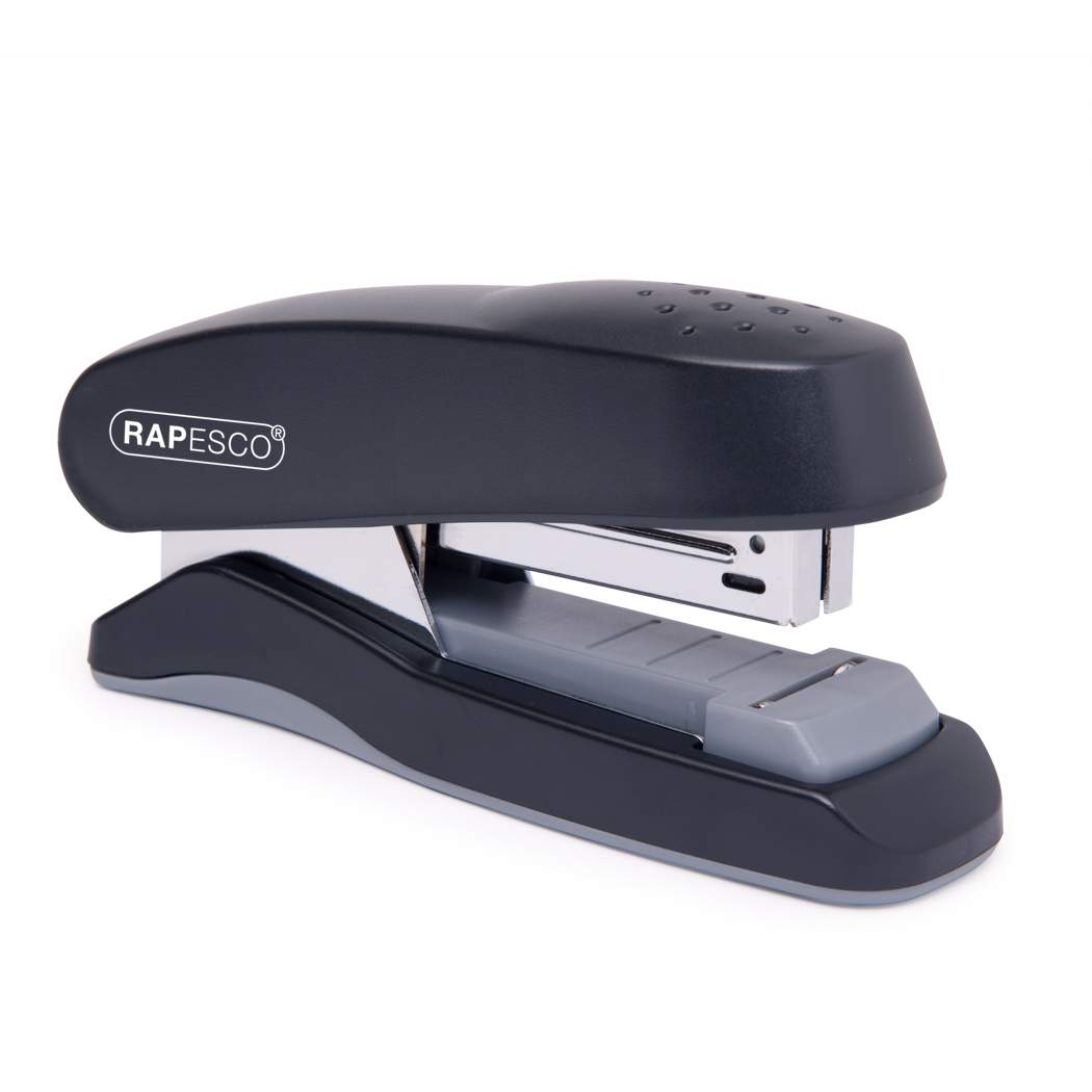 Rapesco Flat Clinch Half Strip Stapler 25 Sheet Black - 1064 - NWT FM SOLUTIONS - YOUR CATERING WHOLESALER