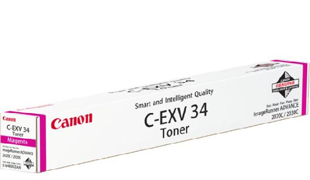 Canon EXV34M Magenta Standard Capacity Toner Cartridge 19k pages - 3784B002 - NWT FM SOLUTIONS - YOUR CATERING WHOLESALER